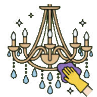 Услуга: Чистка сложных осветительных приборов Бельцы