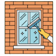 Мойка окон снаружи (см. инфо)