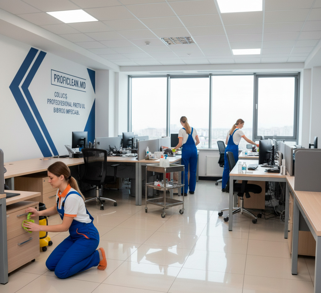Профессиональная уборка офисов в Бельцах