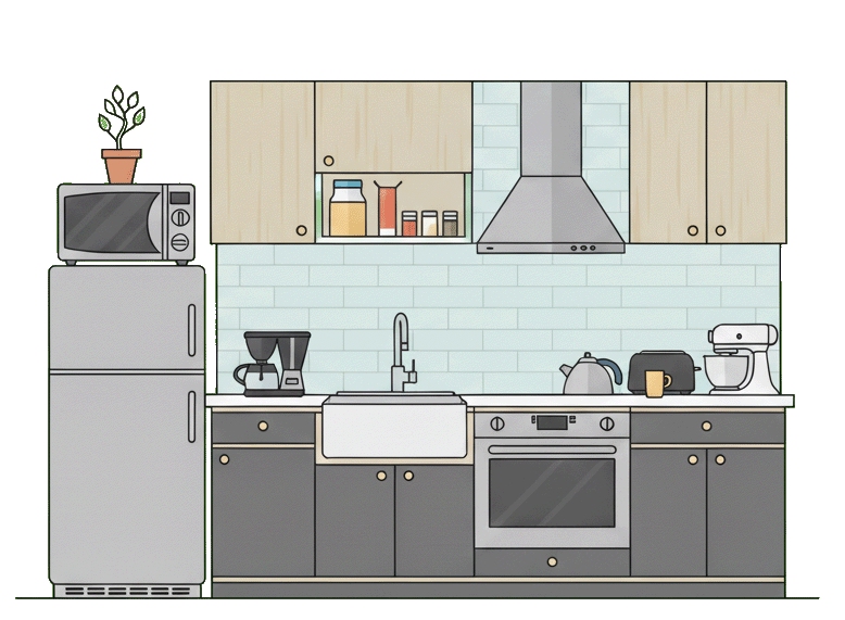 Уборка на кухне